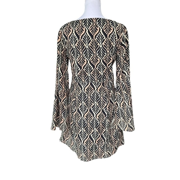 Free People - NWT Gia Shift Mini Black
Combo Dress Cotton Bell Sleeve Sz XS - Picture 5 of 10